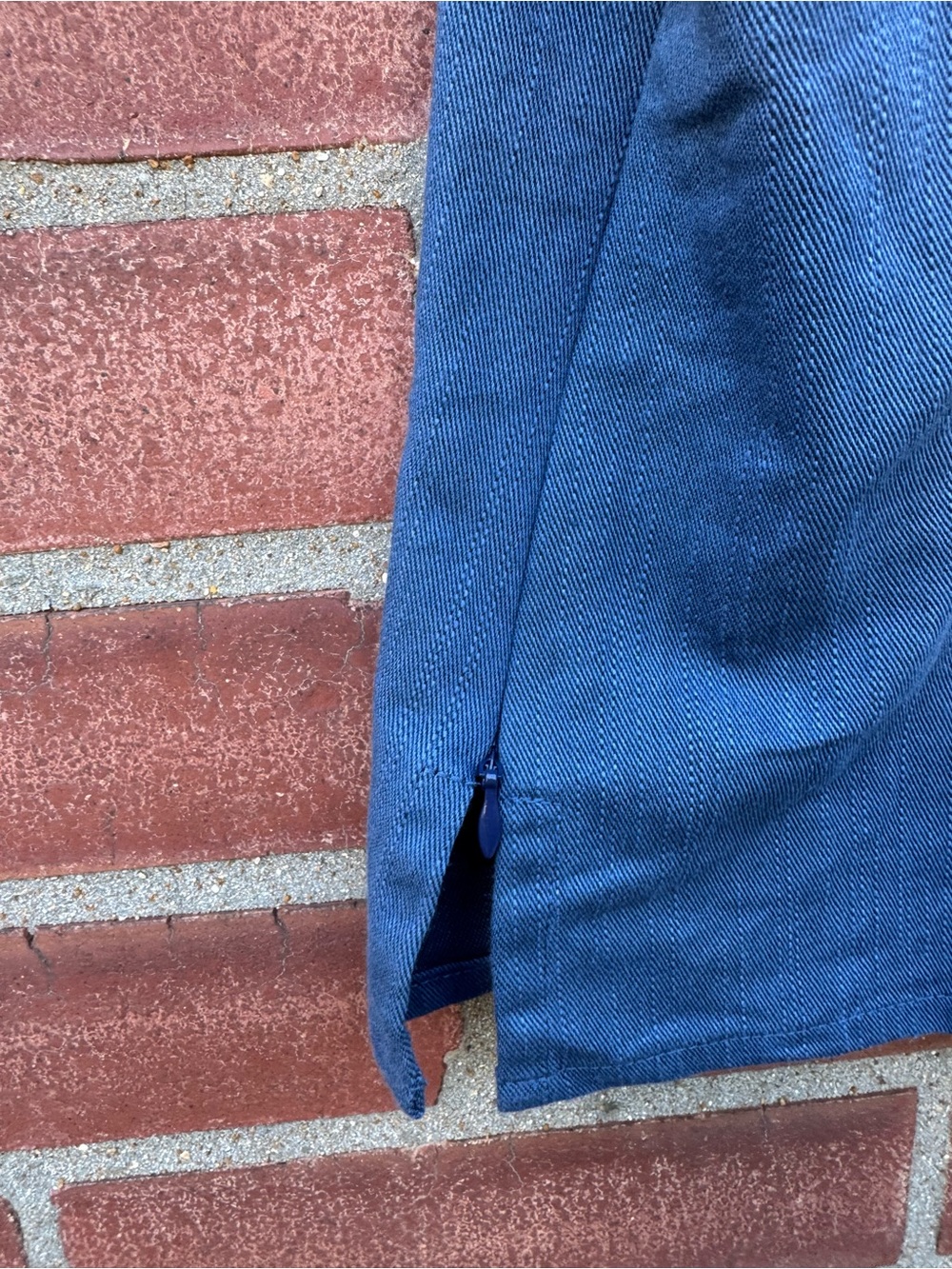 Vintage DV Jeans by Donna Vinci Blue Stretch Denim Tank Top Size 16 - Picture 4 of 7
